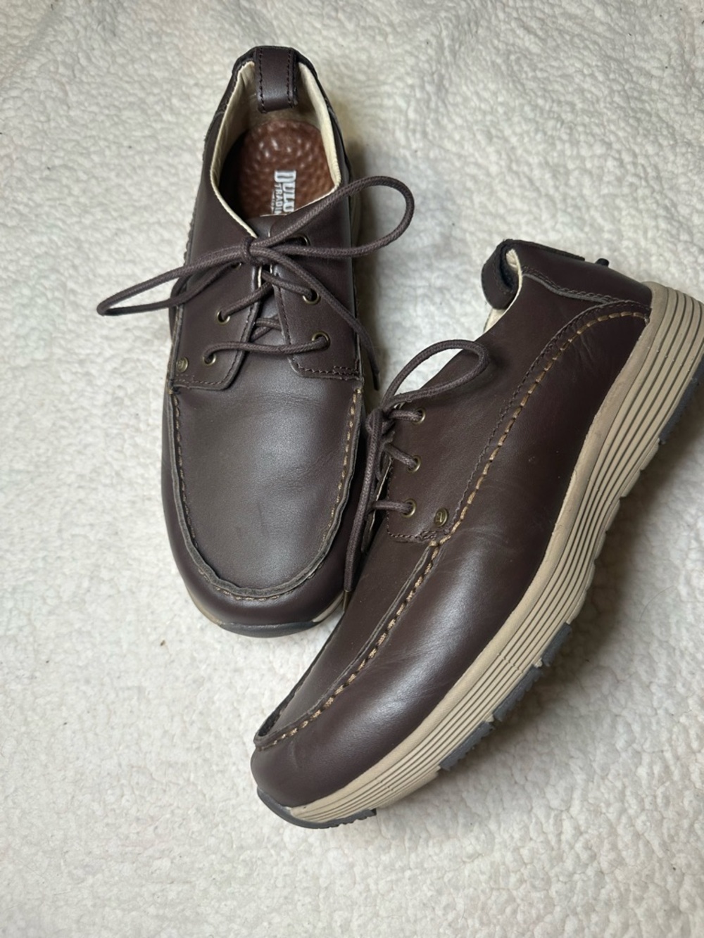 Duluth Trading Co Brown Leather Boat Shoes